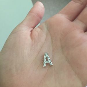 “A” necklace pendant